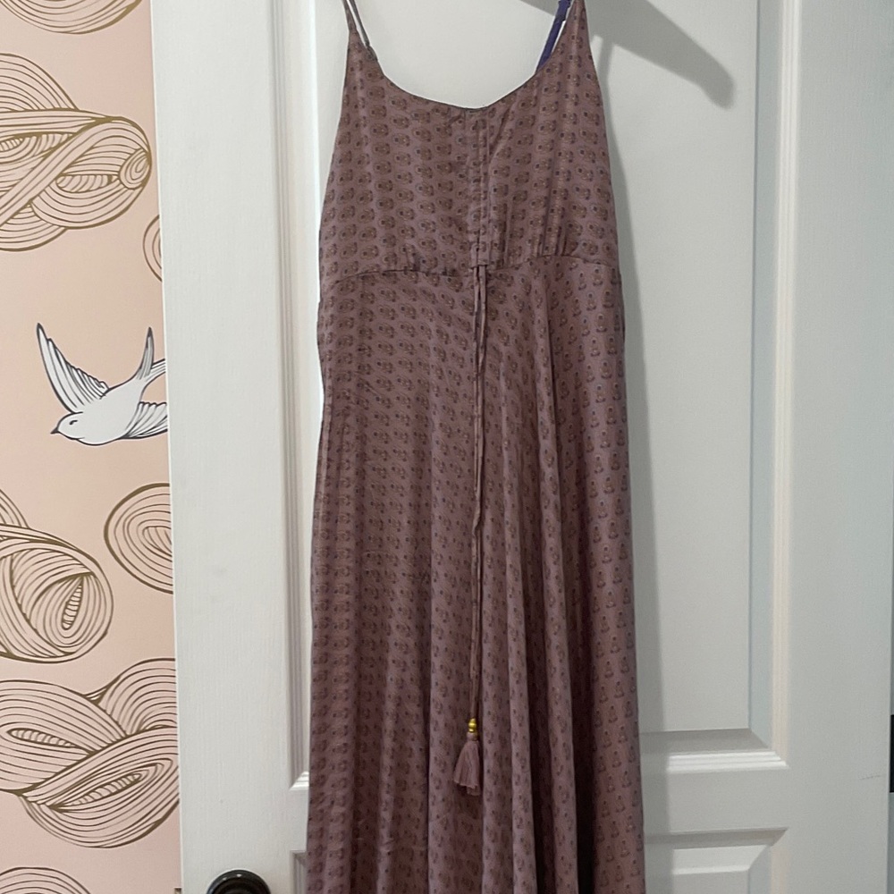 Elegant Mauve Maxi Dress